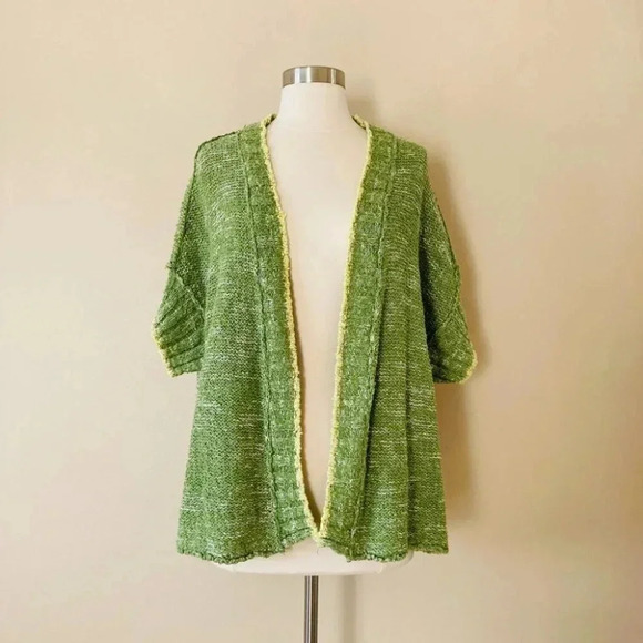 Anthropologie Daily Practice Palm Frond Cardigan Size XS / S NWT $138 - Picture 2 of 8